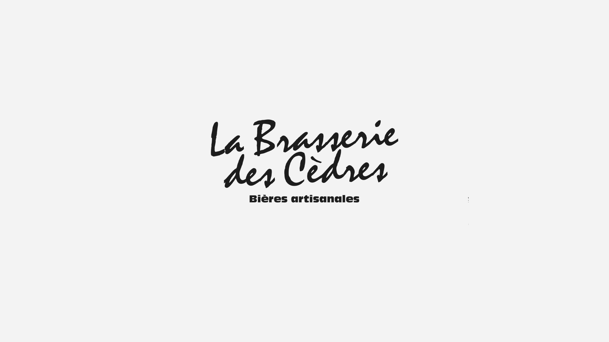 Logo de la Brasserie des Cèdres — Bières artisanales