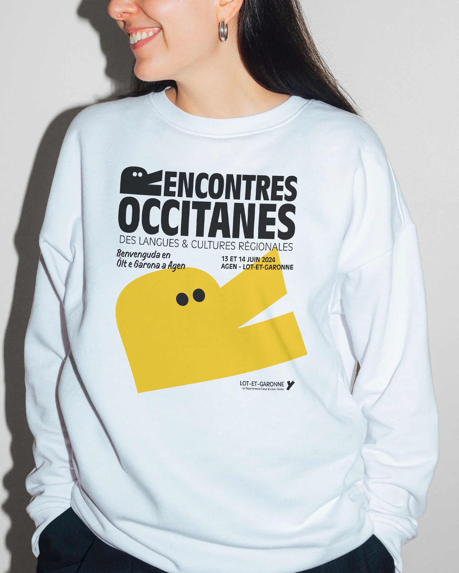 Sweat-shirt de l’identité visuelle des Rencontres occitanes