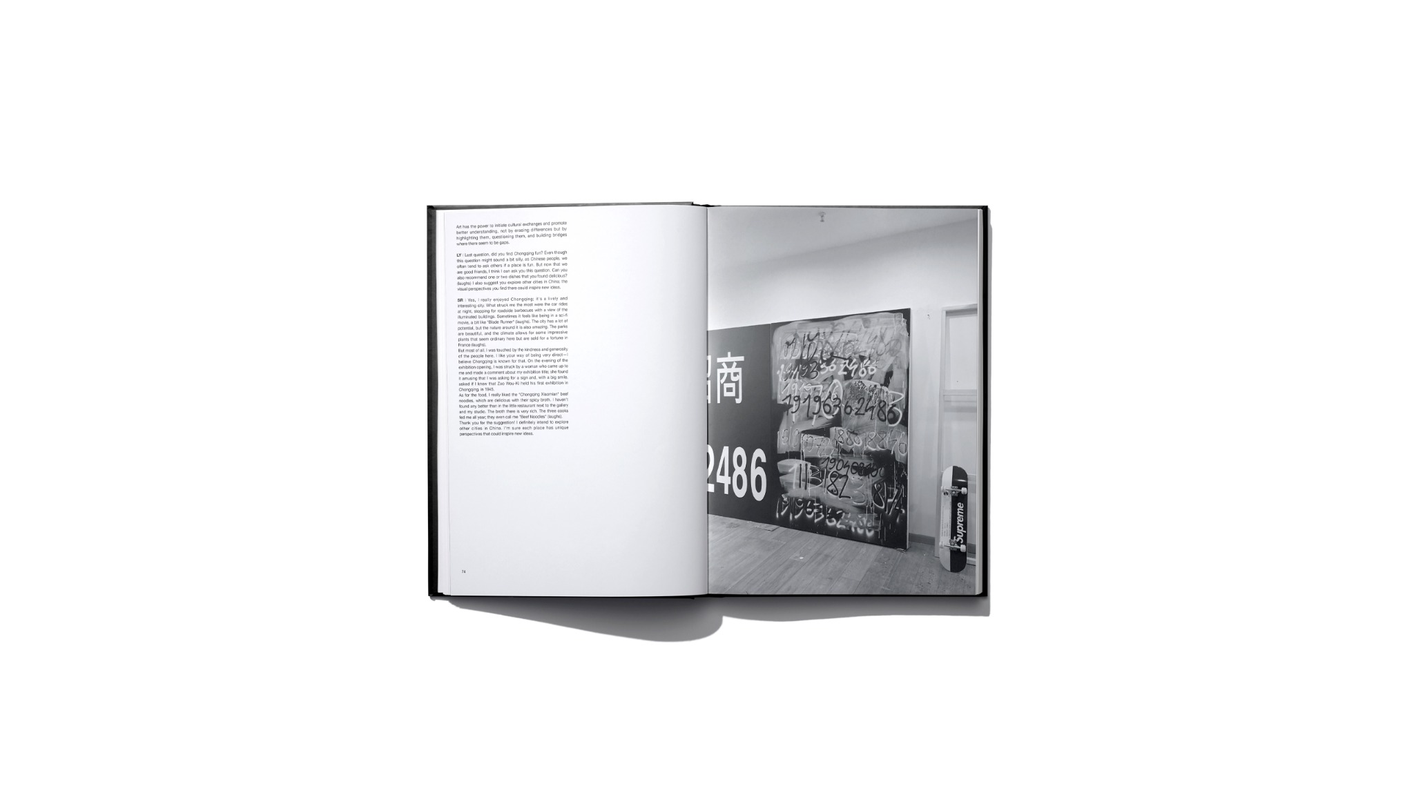 Double page de l’édition Swann Ronné