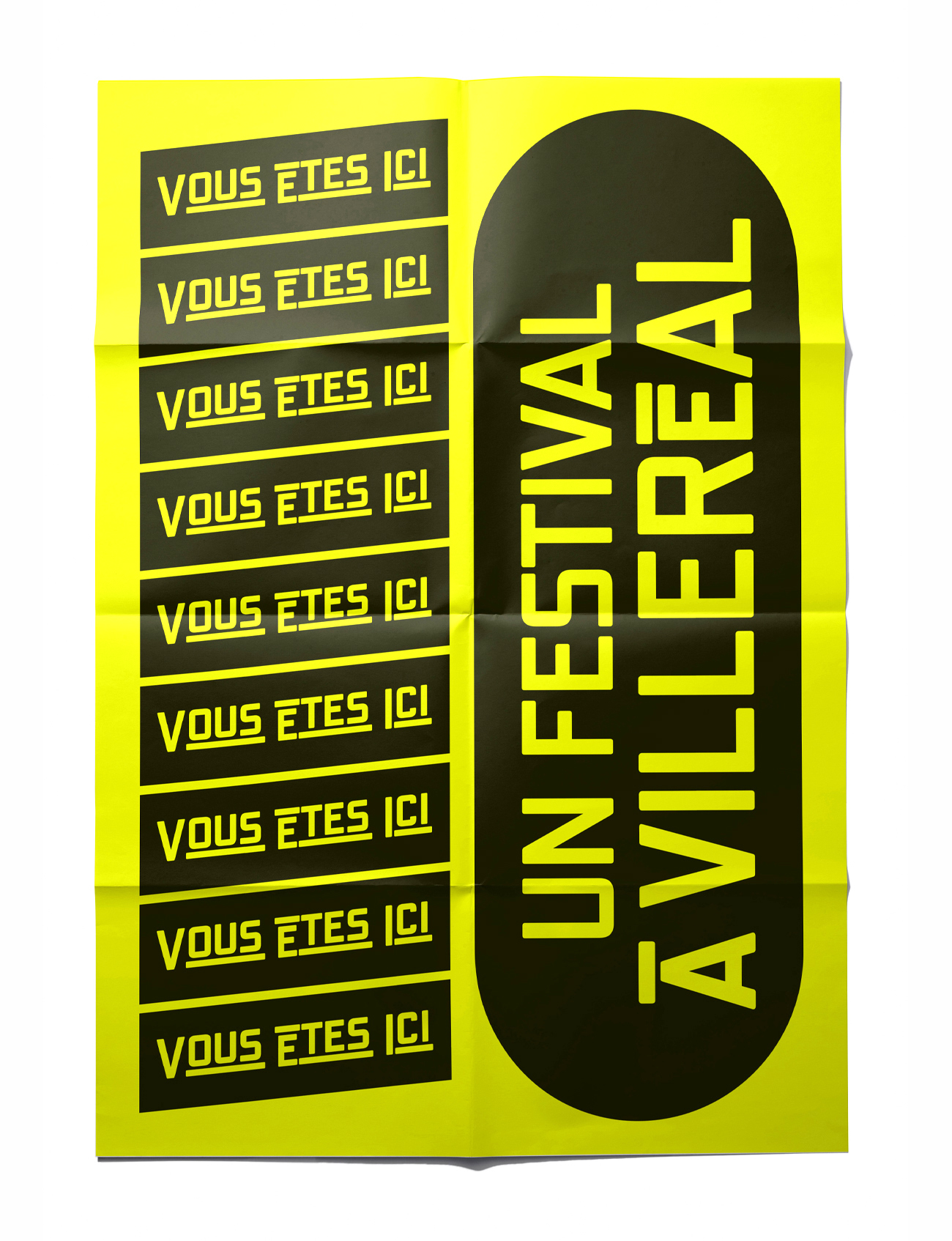 Identité visuelle du festival Vous êtes ici — visuel 2