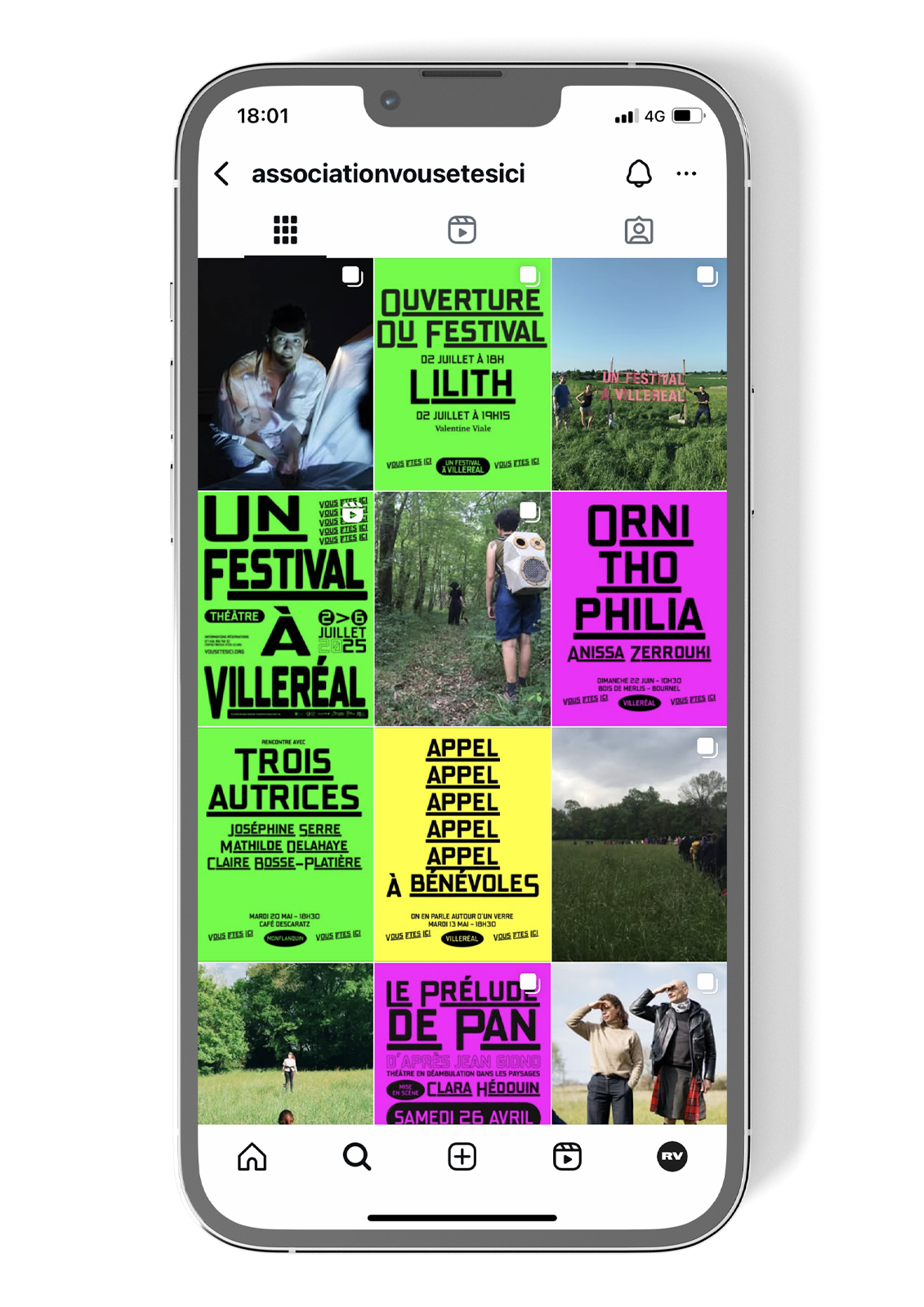 Identité visuelle du festival Vous êtes ici — visuel 4