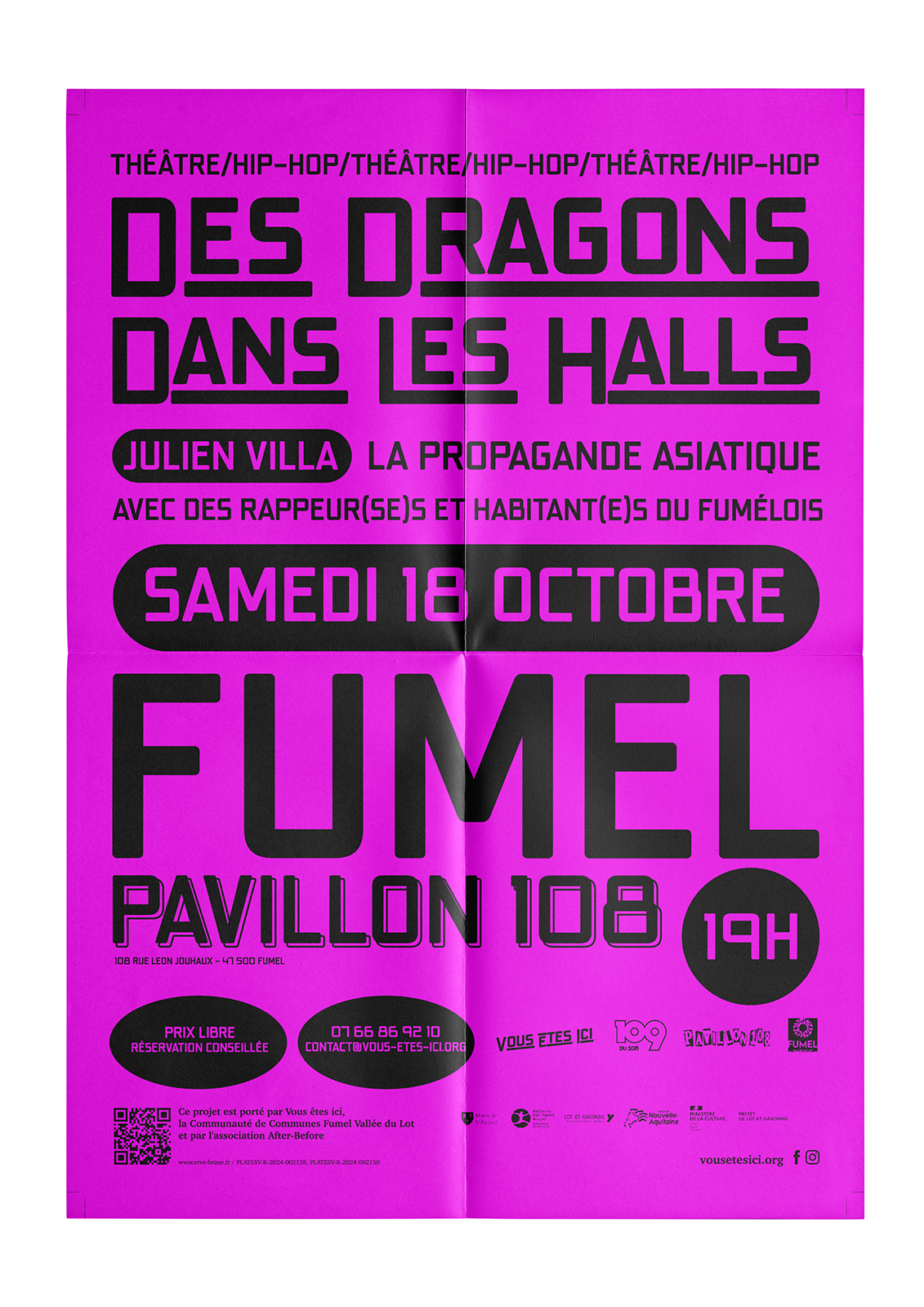 Identité visuelle du festival Vous êtes ici — visuel 9